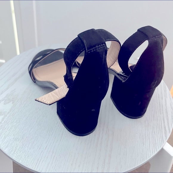 Mimco Black Suede Shoes - Size 37 - Picture 10 of 13